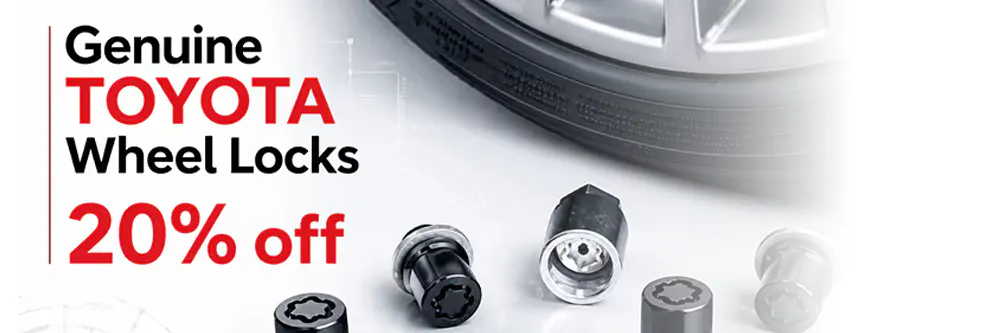 20% Off Genuine Toyota Wheel Locks | Elk Grove Toyota