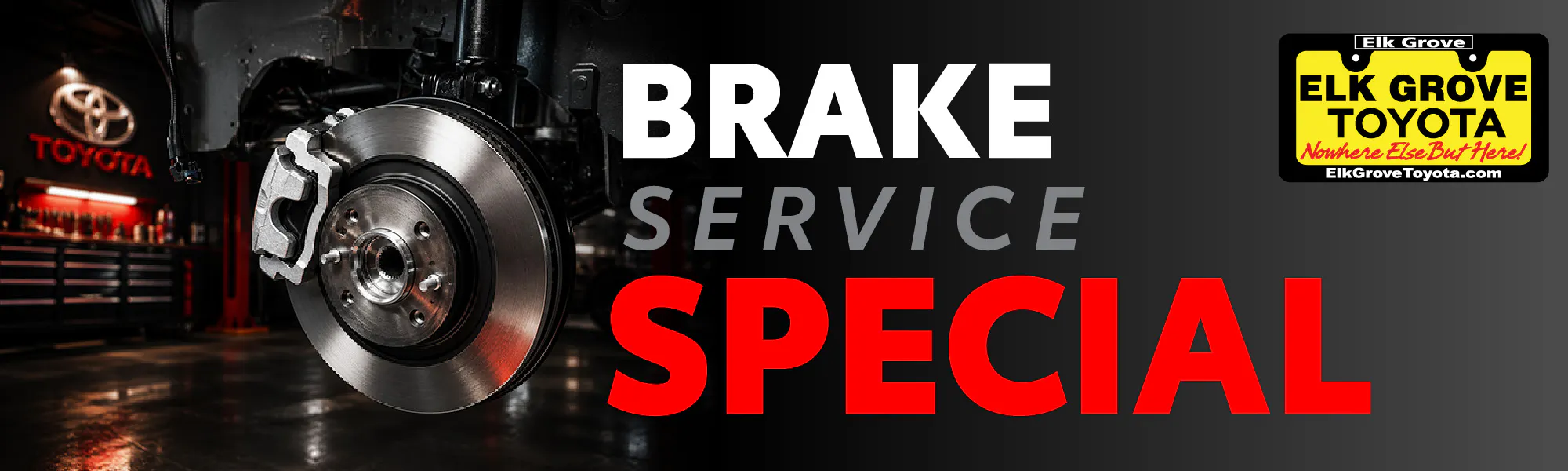 Brake Service Special! $50 Off Per Axle! | Elk Grove Toyota