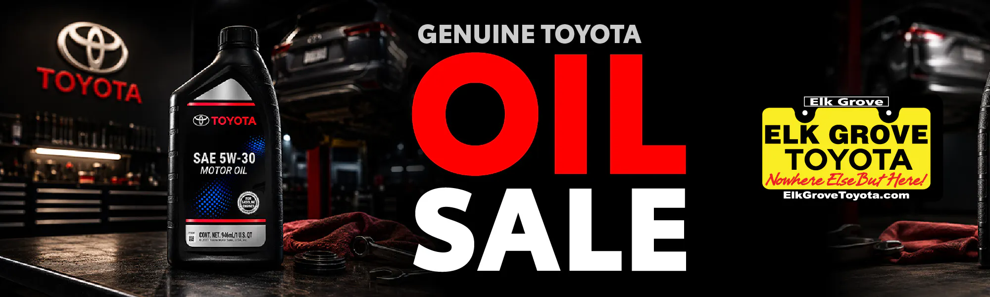 Genuine Toyota Motor Oil Sale! | Elk Grove Toyota