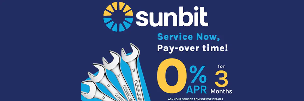 Sunbit Service Financing! Service NOW – Pay-Over-Time! | Elk Grove Toyota