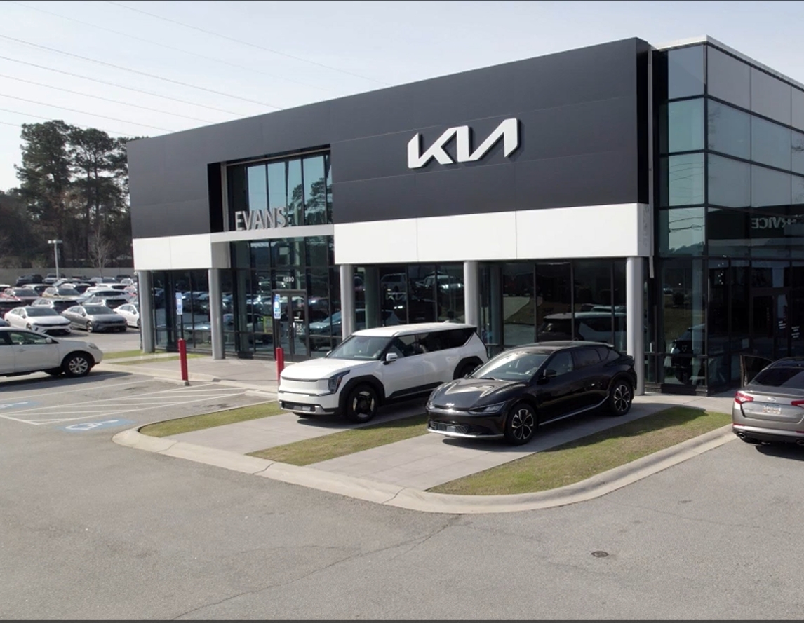 Dealership exterior and used vehicle shopping destination