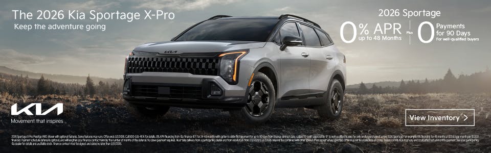 2026 Sportage 0% APR | Evans Kia
