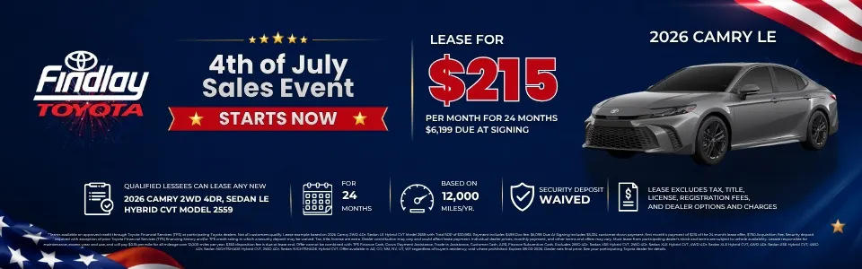Camry 4th of July | Findlay Toyota