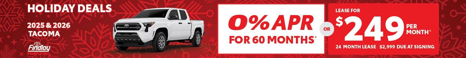 New 2025 / 2026 Toyota Tacoma Special