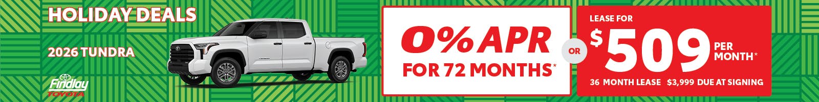 New 2026 Tundra Special