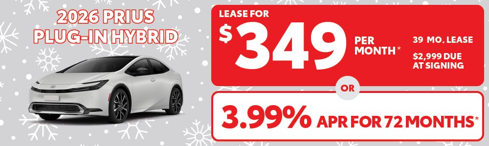 New 2026 Prius Plug-In Hybrid Special | Findlay Toyota