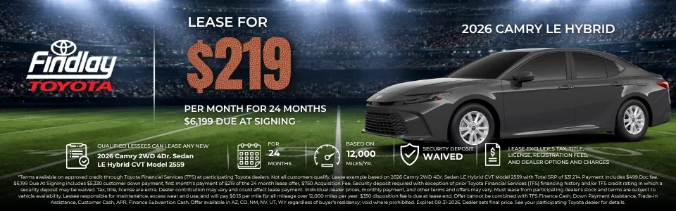 New 2026 Camry Hybrid | Findlay Toyota