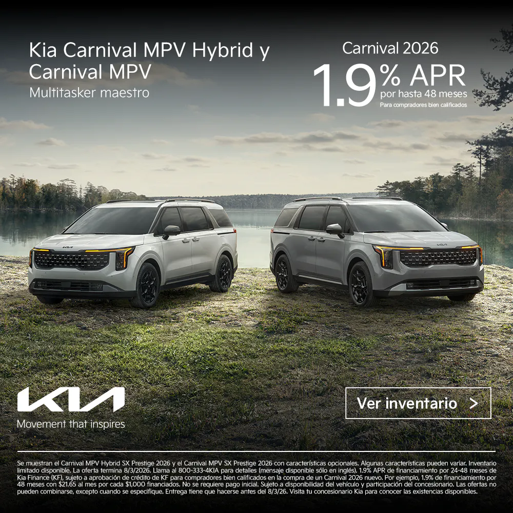 New 2026 Kia Carnival MPV