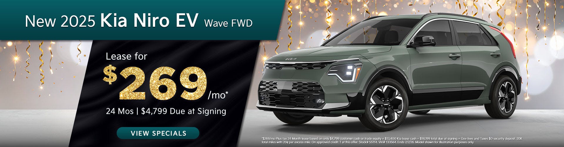 New 2025 Kia Niro EV Wave FWD
