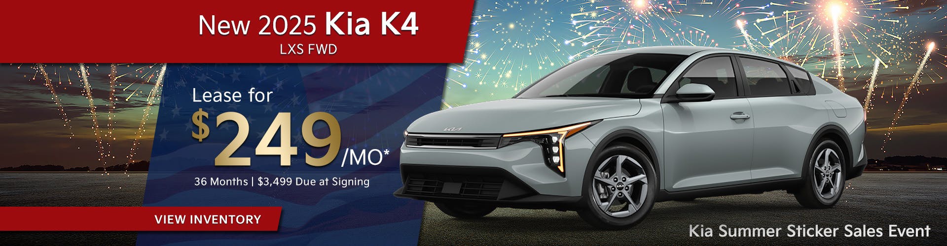 New 2025 Kia K4 LXS FWD