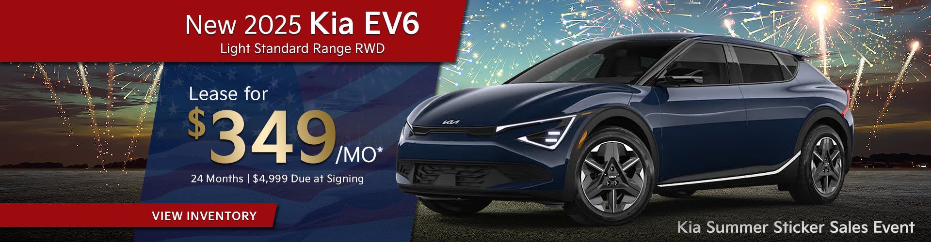 New 2025 Kia EV6 Light Standard Range RWD