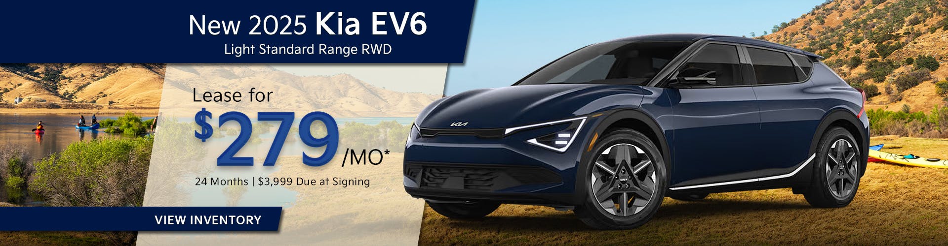 New 2025 Kia EV6 Light Standard Range RWD