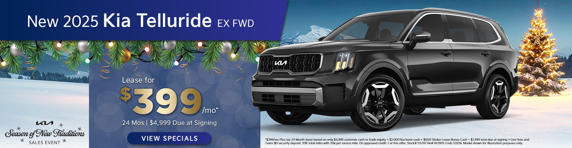 New 2025 Kia Telluride EX FWD