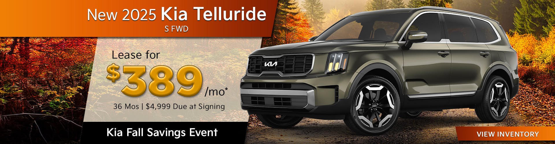 New 2025 Kia Telluride S FWD