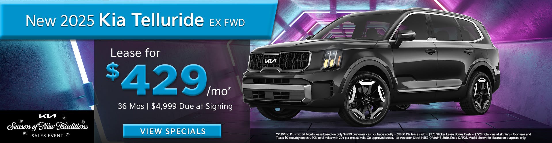 New 2025 Kia Telluride EX FWD