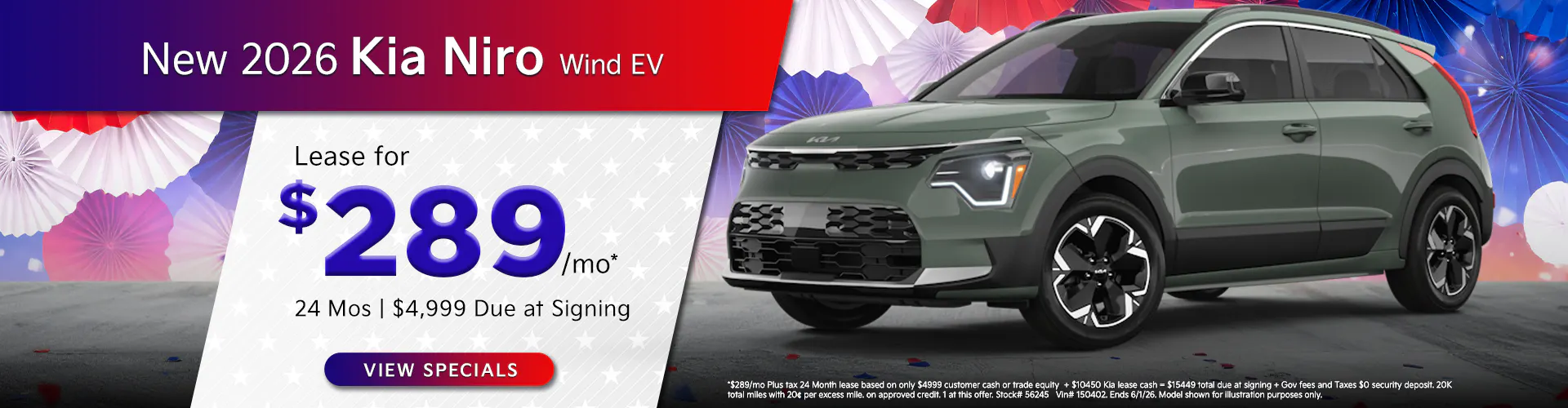 New 2026 Kia Niro EV Wind