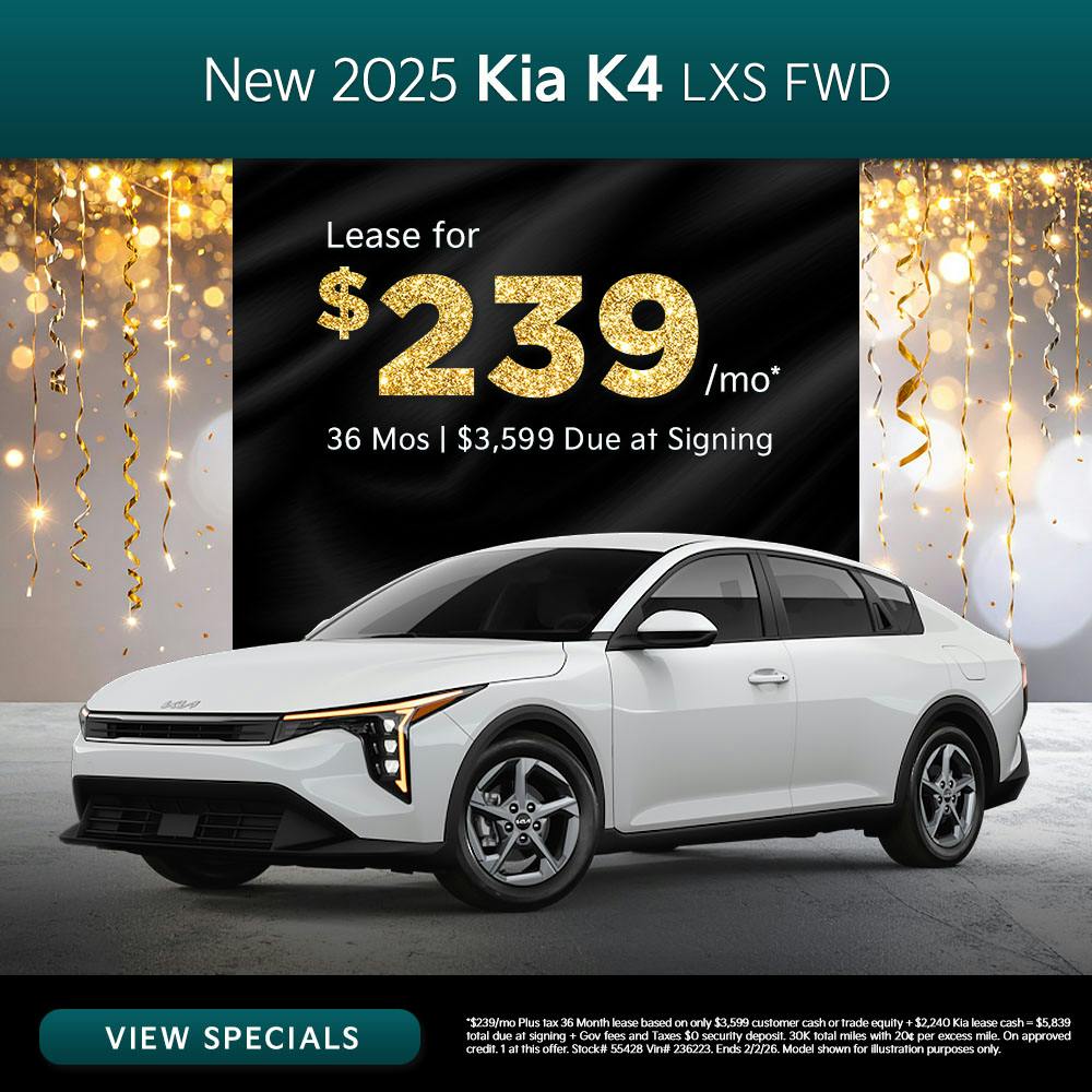 New 2025 Kia K4 LXS FWD | First Kia Simi Valley