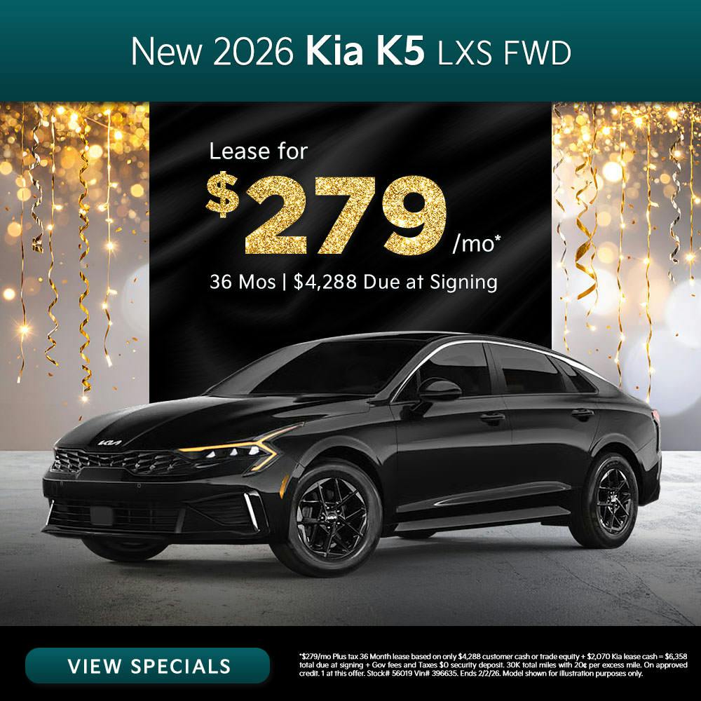 New 2026 Kia K5 LXS FWD | First Kia Simi Valley