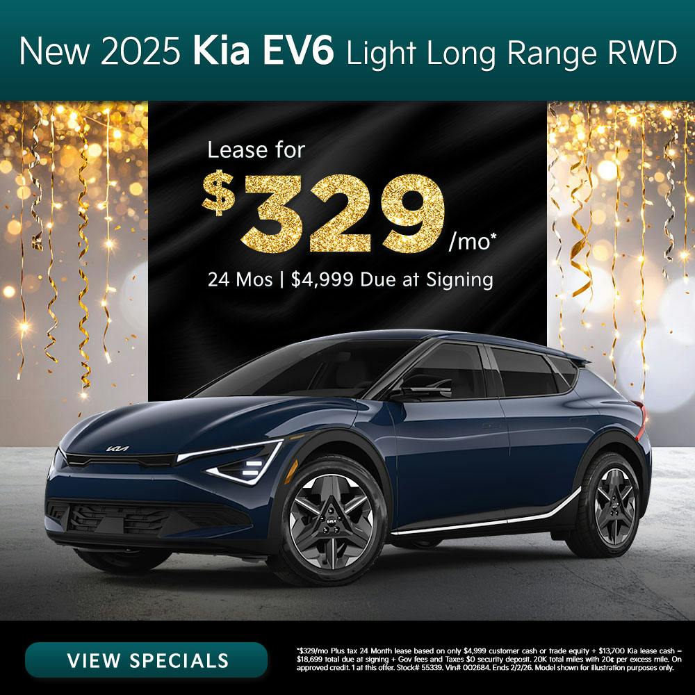 New 2025 Kia EV6 Light Long Range RWD | First Kia Simi Valley
