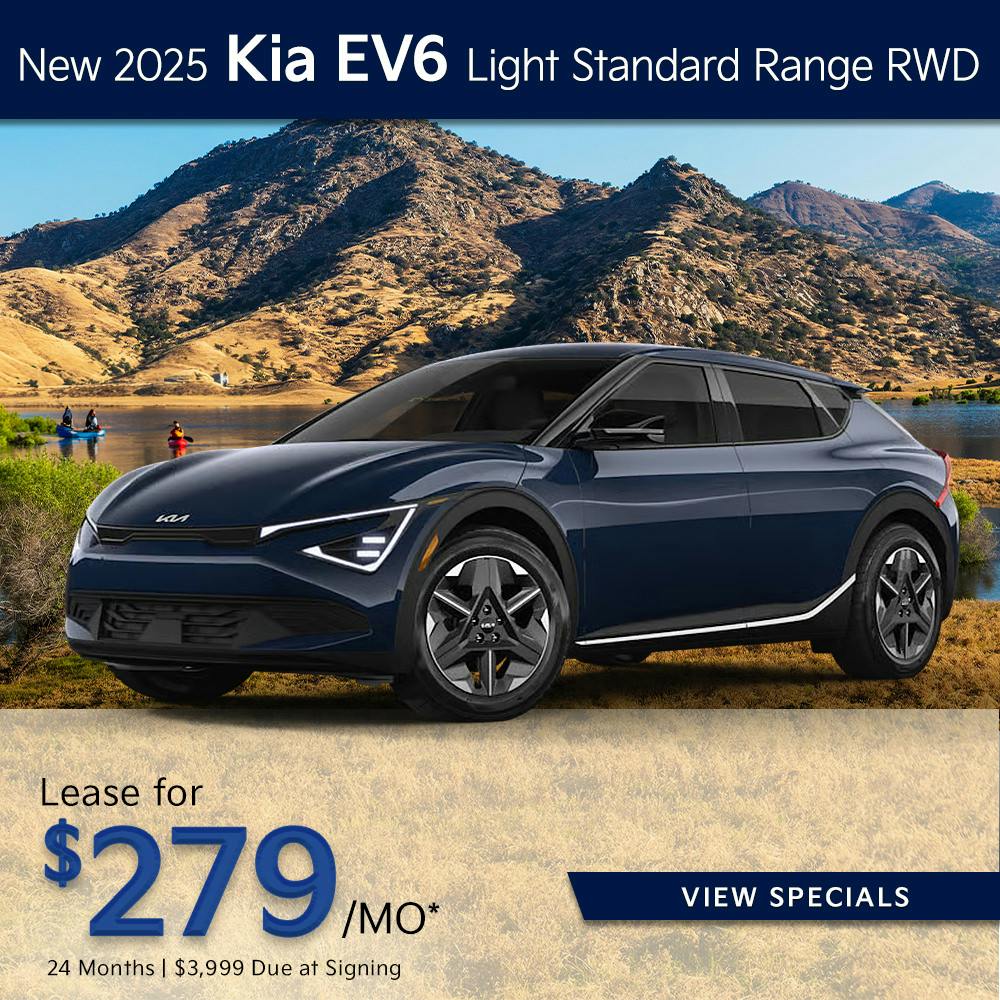 New 2025 Kia EV6 Light Standard Range RWD | First Kia Simi Valley