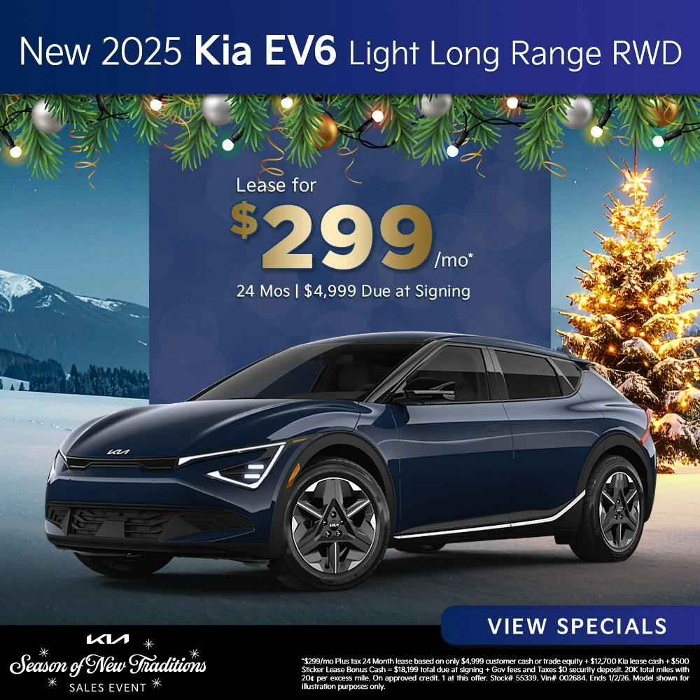 New 2025 Kia EV6 Light Long Range RWD