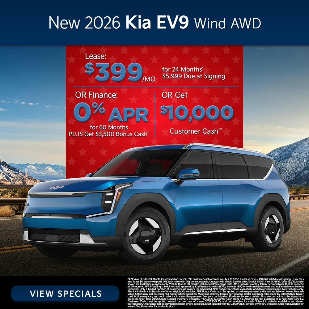 New 2026 Kia EV9 Wind AWD