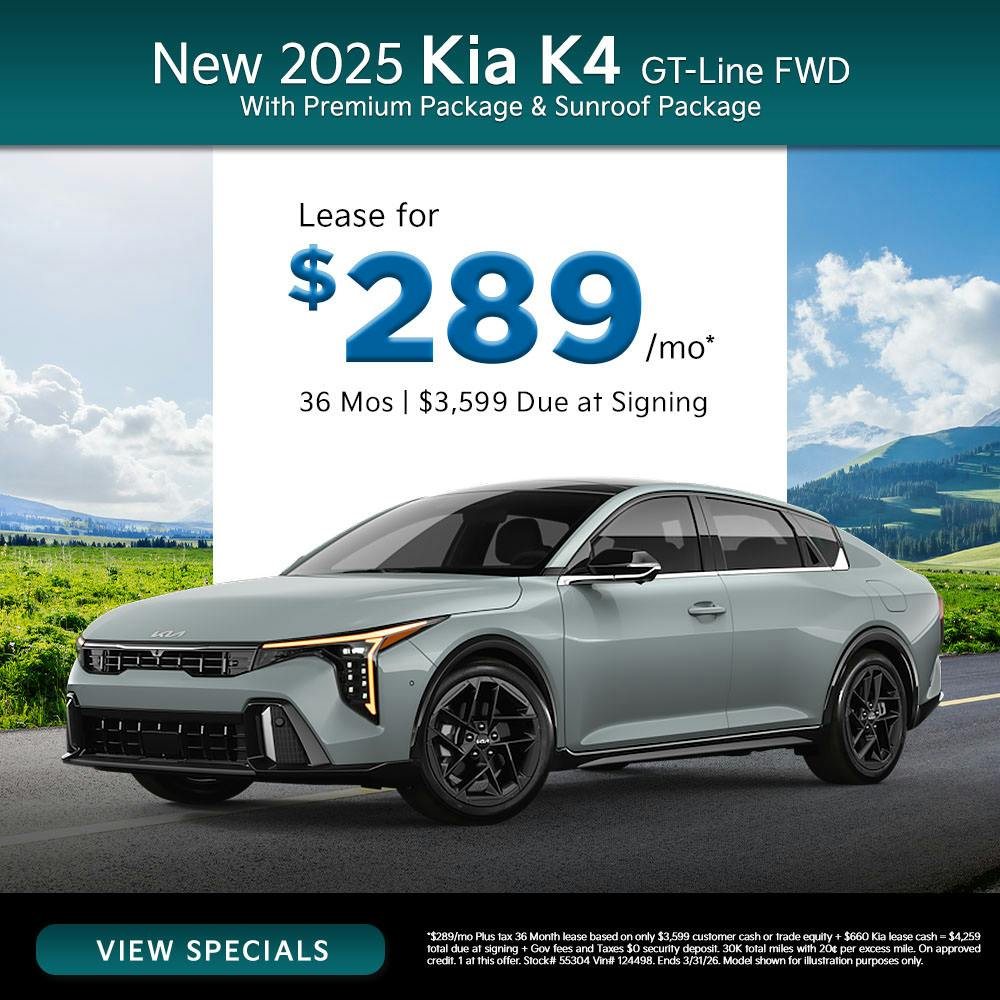 New 2025 Kia K4 GT-Line FWD