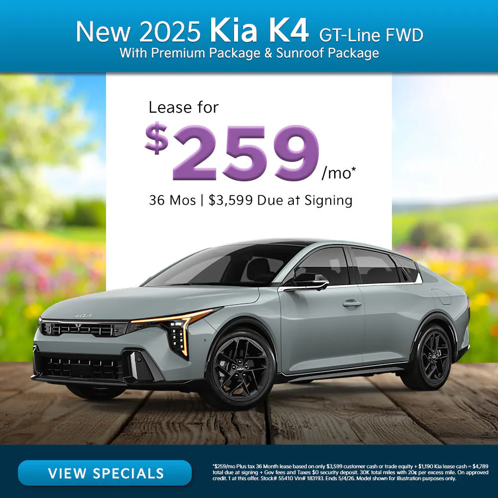 New 2025 Kia K4 GT-Line FWD