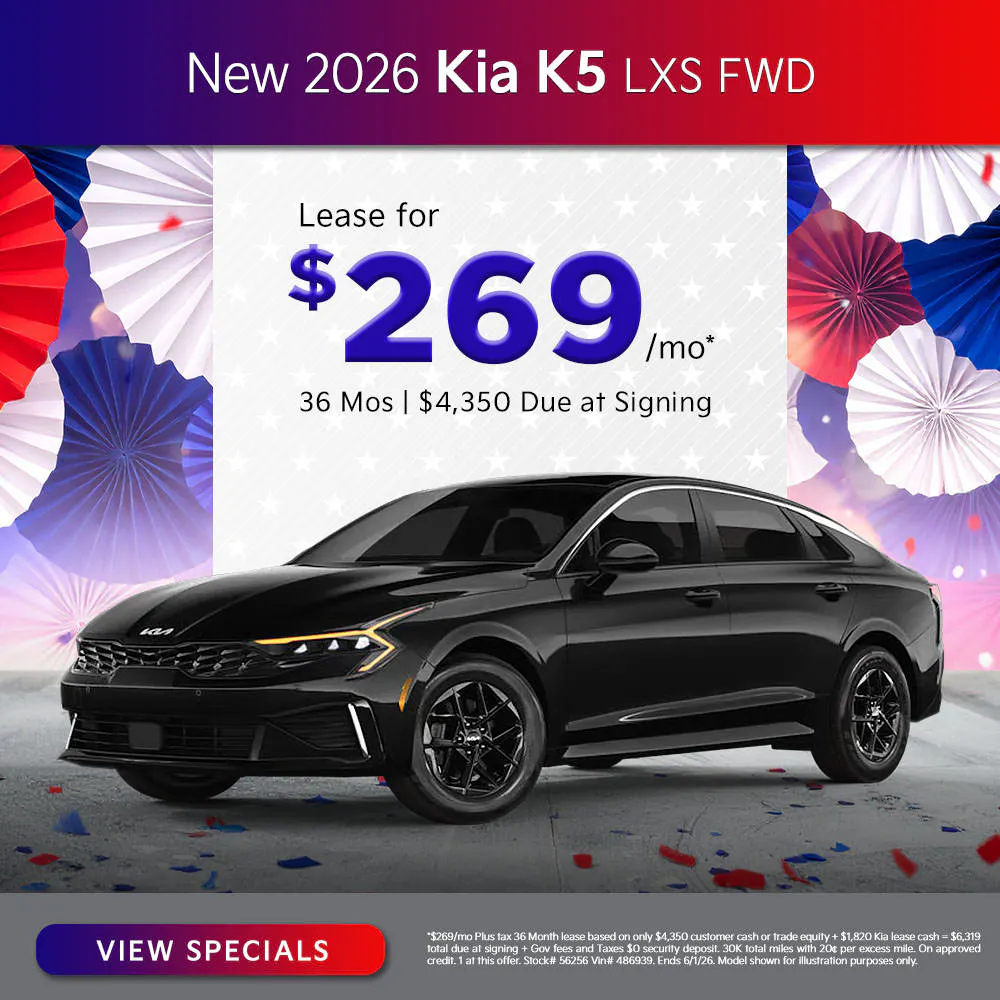 New 2026 Kia K5 LXS FWD
