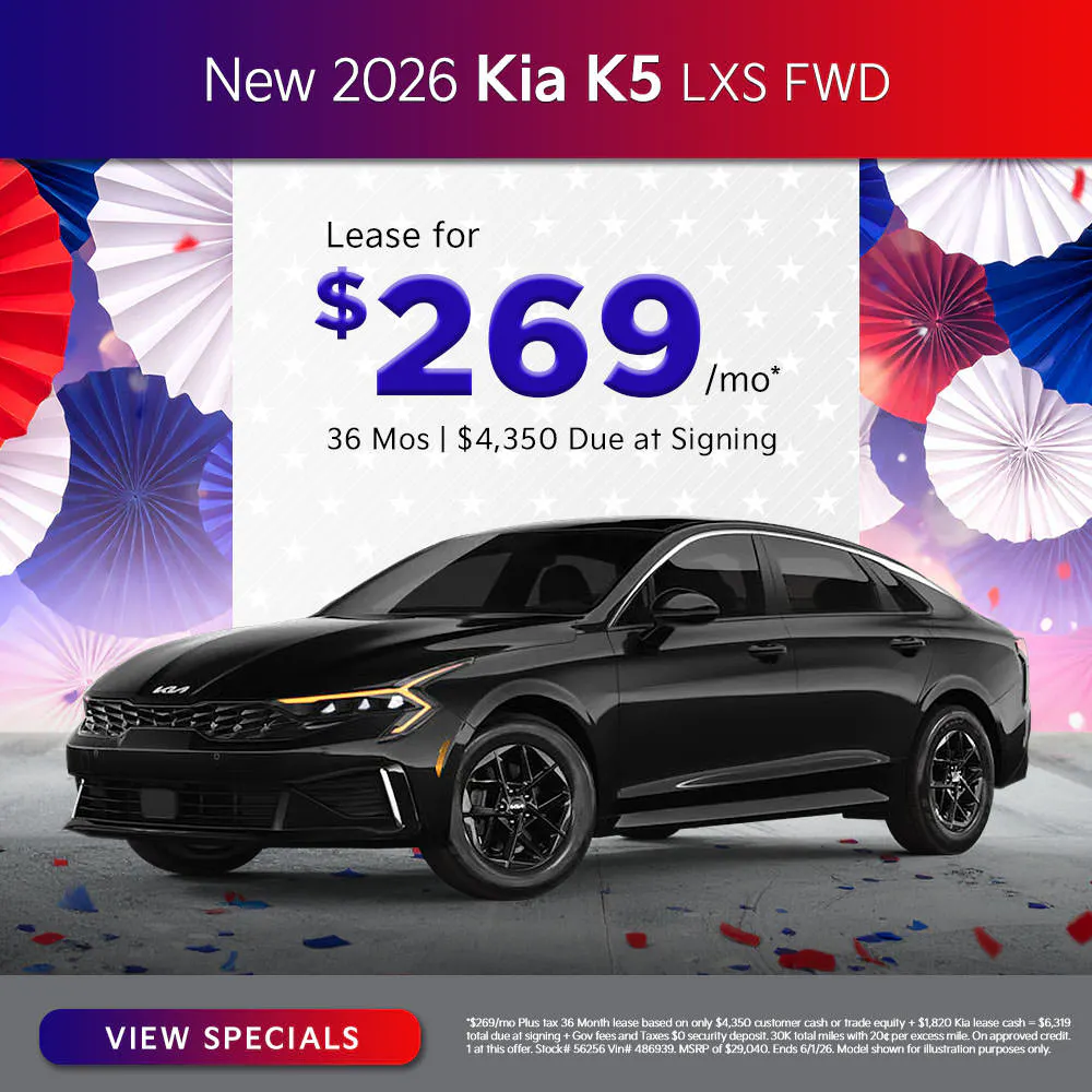 New 2026 Kia K5 LXS FWD