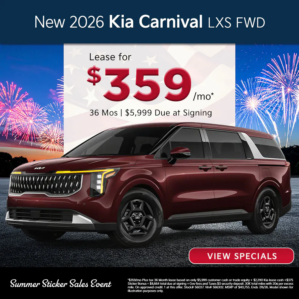 New 2026 Kia Carnival LXS FWD