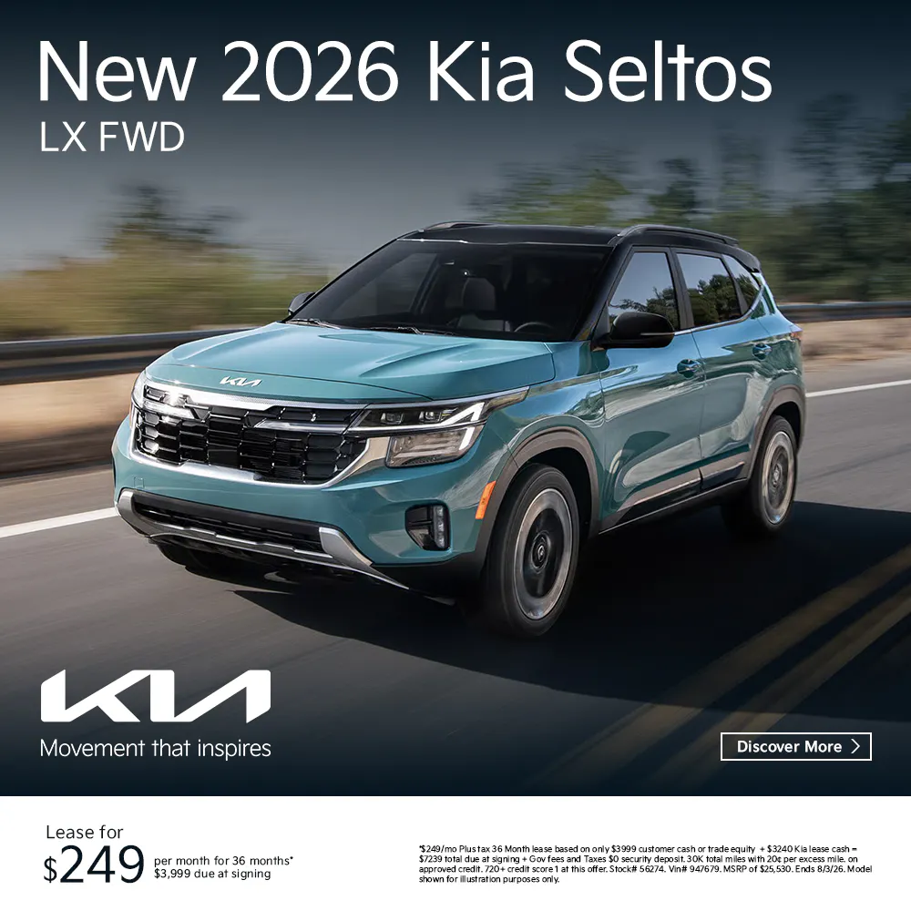 New 2026 Kia Seltos LX FWD