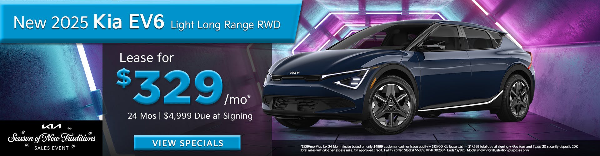 New 2025 Kia EV6 Light Long Range RWD