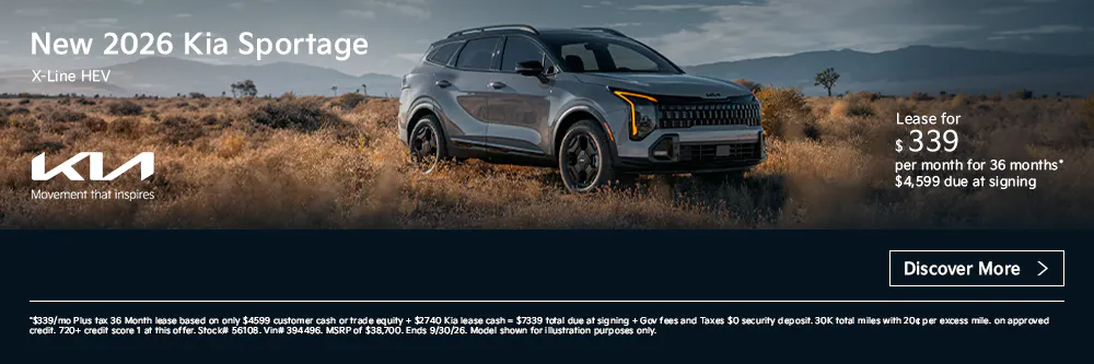New 2026 Kia Sportage X-Line HEV | First Kia Simi Valley