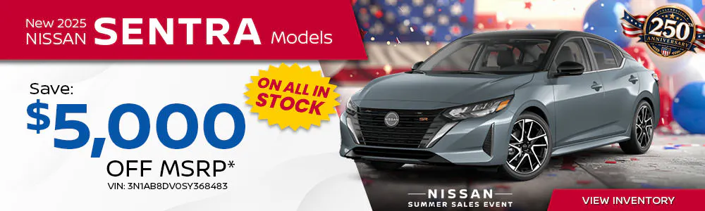New 2025 Nissan Sentra Models | First Nissan