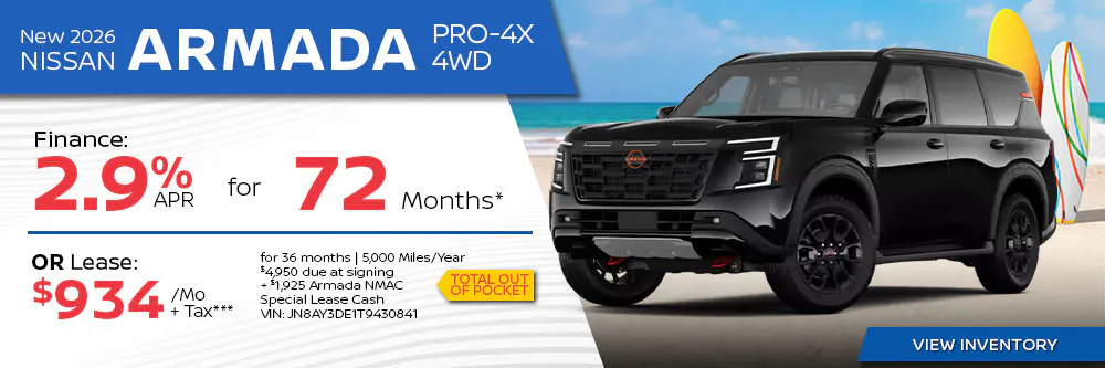 New 2026 Nissan Armada PRO-4X 4WD | First Nissan