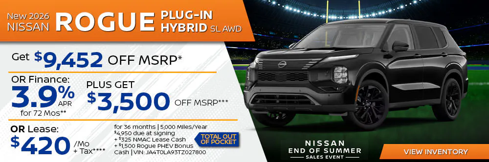 New 2026 Nissan Rogue Plug-In Hybrid SL AWD | First Nissan
