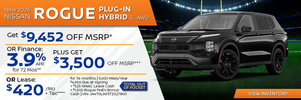 New 2026 Nissan Rogue Plug-In Hybrid SL AWD | First Nissan