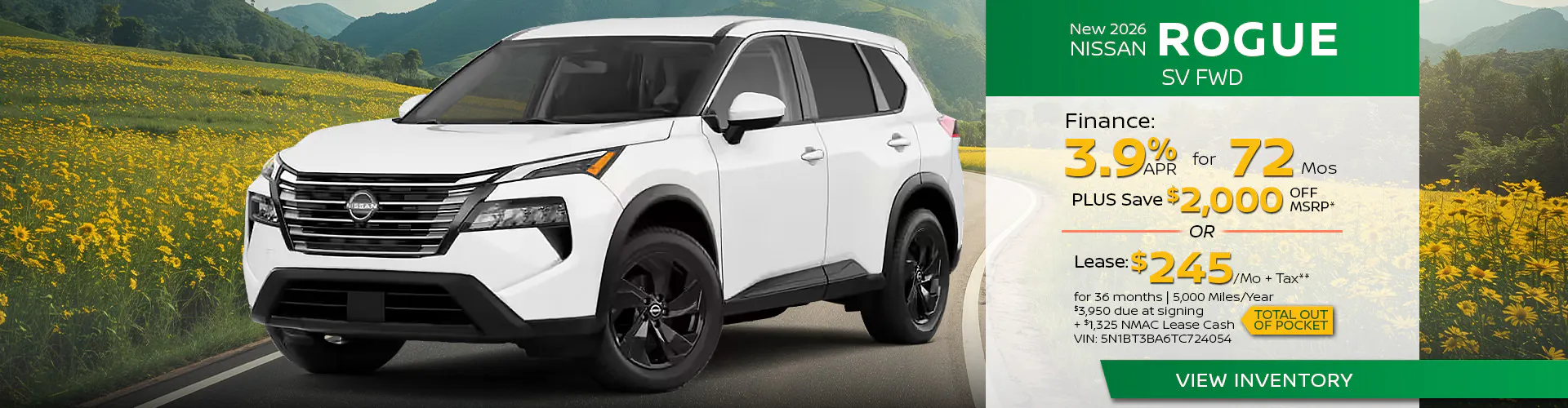 New 2026 Nissan Rogue SV FWD