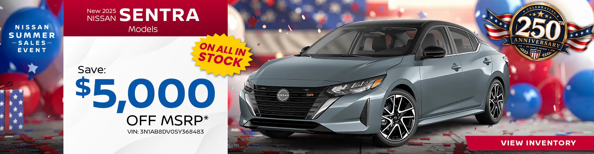 New 2025 Nissan Sentra Models