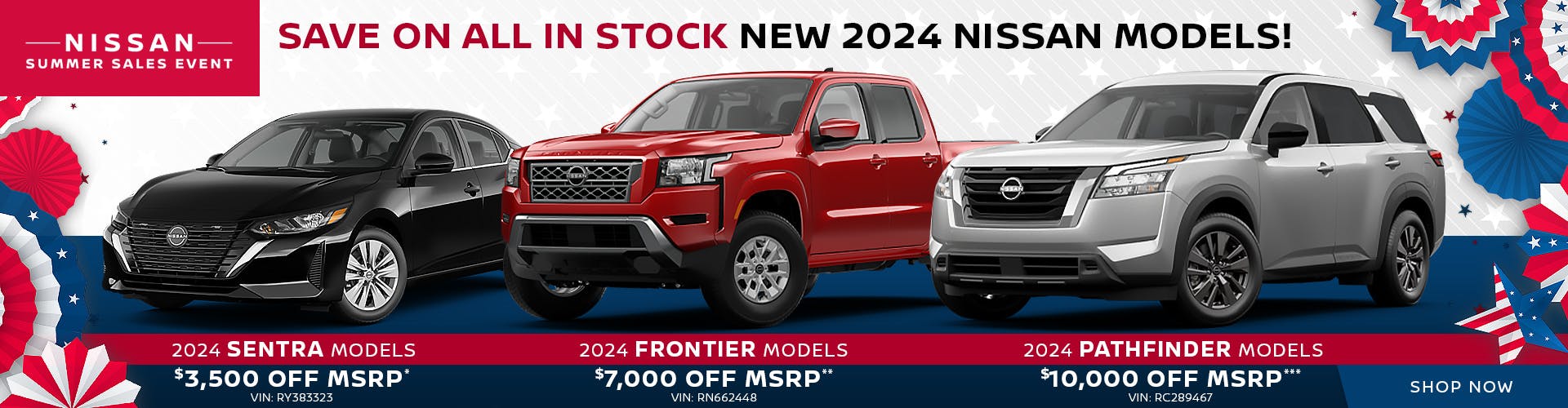 Save On All In Stock New 2024 Nissan Models!