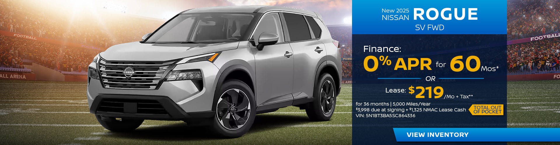 New 2025 Nissan Rogue SV FWD