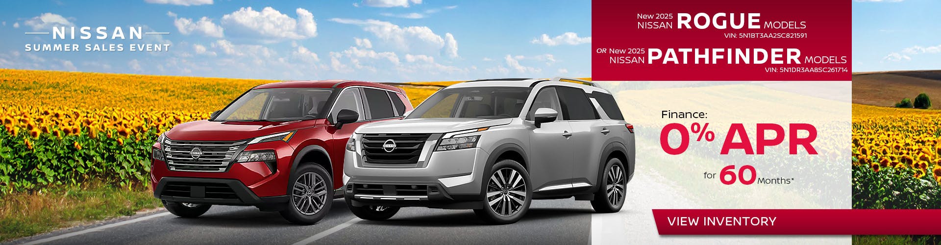 New 2025 Nissan Rogue Models OR New 2025 Nissan Pathfinder Models