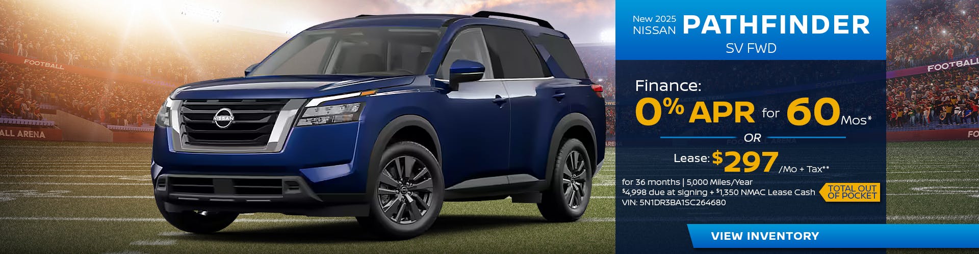 New 2025 Nissan Pathfinder SV FWD