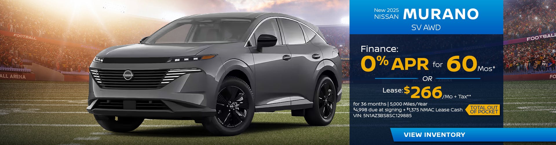New 2025 Nissan Murano SV AWD