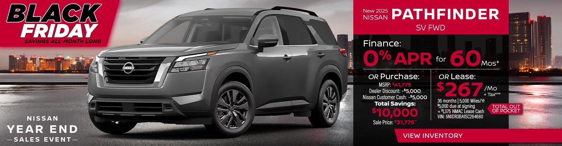 New 2025 Nissan Pathfinder SV FWD