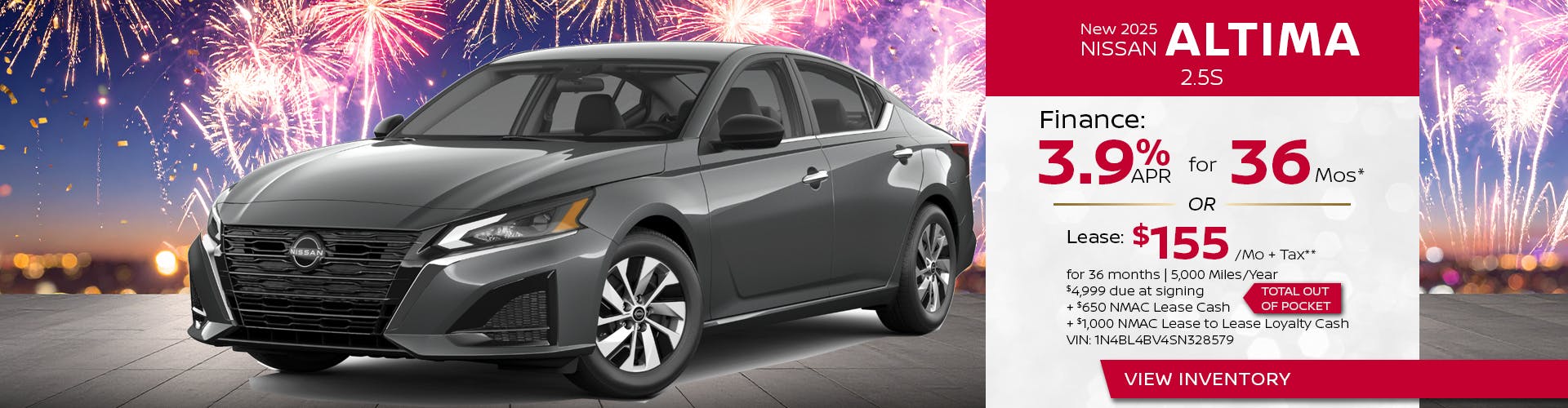 New 2025 ALTIMA NISSAN  2.5S