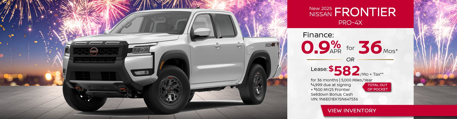 New 2025 NISSAN FRONTIER PRO-4X