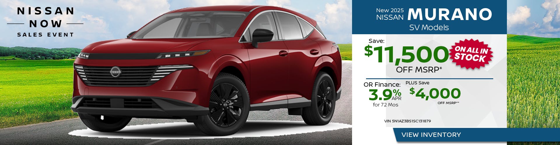 New 2025 Nissan Murano SV