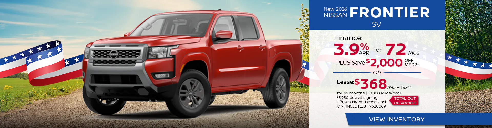 New 2026 Nissan Frontier S King Cab 2WD